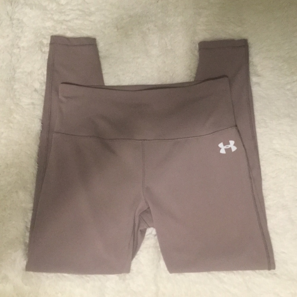 Under Armour purple fitted leggings women’s large